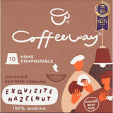 Coffeeway Hazelnut Flavoured Fully Compostable Coffee Pods