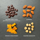 Nibble Simply Choccy Hazelnut Mango Trail Mix