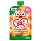 Cow  Gate Fruit Pouch Apple Mango Orange  Carrot Baby Food 4 Months