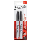 Sharpie Permanent Marker Black 2pk