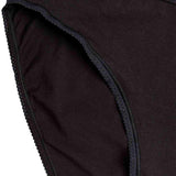 M&S Collection Womens, Pure Cotton Bikini Knickers, Size 12, Black