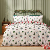 Catherine Lansfield Christmas Stripe King Duvet Set