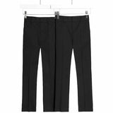 MS Boys Slim Leg School Trousers 12-13 Years Black