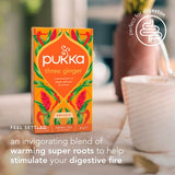 Pukka Organic Three Ginger Tea x20 Home-Compostable Herbal Tea Bags