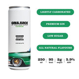 Gin  Juice Citrus Can
