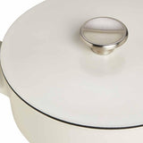 MS Cast Aluminium 3L Casserole Dish Ivory