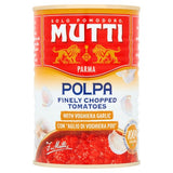 Mutti Polpa Finely Chopped Italian Tomatoes  Garlic