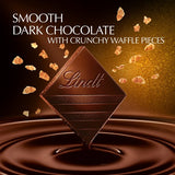 Lindt Excellence Crunchy Waffle Dark Chocolate Bar