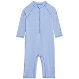 MS Ticking Stripe All In One 2-3 Years Blue