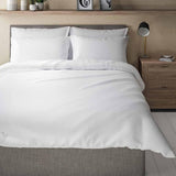 MS Pure Cotton Waffle Bedding Set King Size 5 ft White