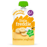Little Freddie Organic Banana Greek Style Yoghurt Baby Food Pouch 6 M