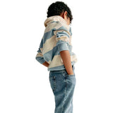 M&S Striped Rugby Sweatshirt, 5-6 Years, Blue