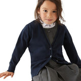 MS 2PK COTTON CARDIGAN WITH STAYNEW 5-6 Y