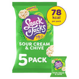Snack a Jacks Sour Cream  Chive Rice Cakes Multipack