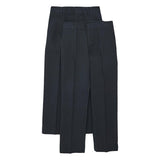 MS Boys Slim Leg School Trousers 11-12 Years Navy