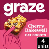 Graze Cherry Bakewell Oat Boosts Flapjack Snack