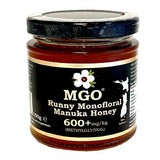 MGO Monofloral Runny Manuka Honey 600 mgkg Methylglyoxal