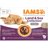 Iams Delights Adult Land  Sea Collection in Gravy Multipack