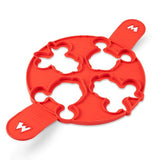 Ridged Glass Hurricane Candle Holder