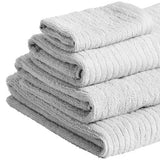 M&S Collection Cotton Quick Dry, Face Towels, Silver Grey
