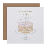 MS Cake  Candles Birthday Card