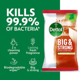 Dettol Big & Strong Antibacterial Biodegradable Kitchen Cleaning Wipes x25