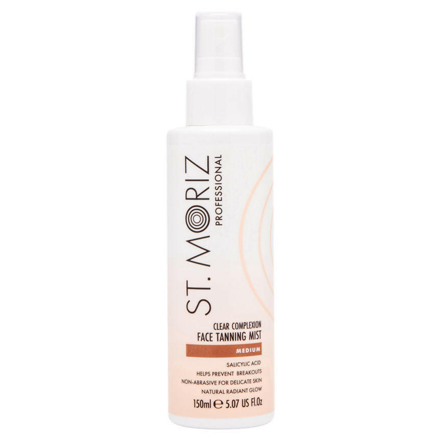 St. Moriz Professional Clear Complexion Face Tanning Mist Medium GOODS ASDA   
