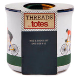 Threads by Totes Cycling Mug & Socks GOODS Boots   