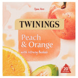 Twinings Peach & Orange Fruit Tea   20 per pack GOODS M&S   