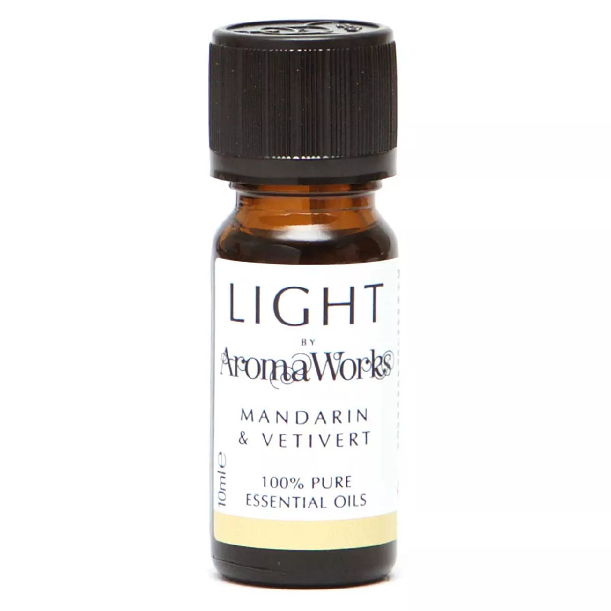 AromaWorks London Light Range - Mandarin and Vetivert 10ml Essential Oil - McGrocer
