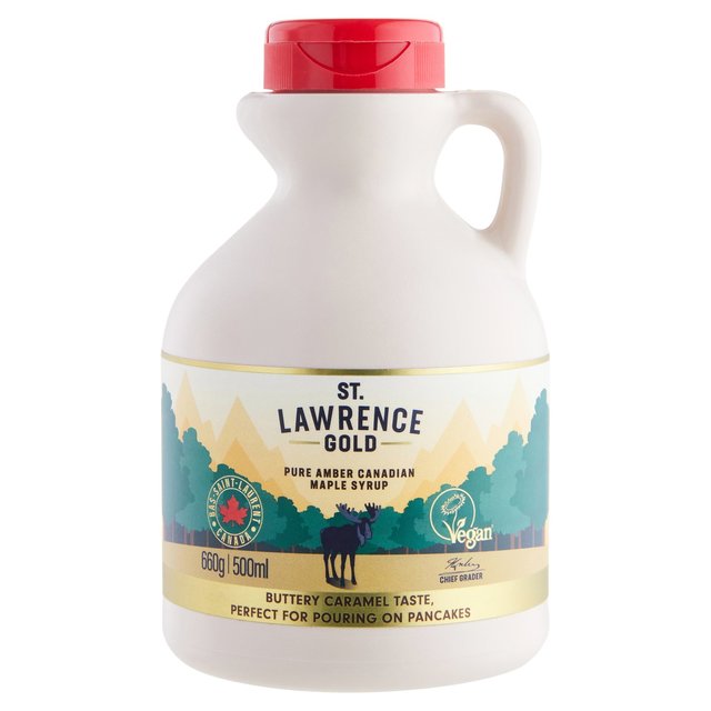 St Lawrence Gold Pure Maple Syrup Amber   500ml GOODS M&S   