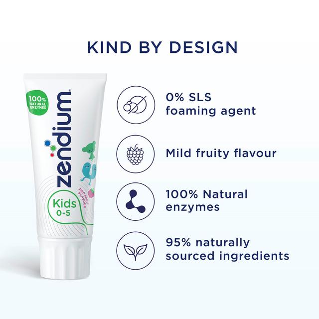 Zendium Kids Toothpaste 0-5 - SLS Free   50ml GOODS M&S   
