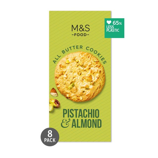 M&S Pistachio & Almond Cookies   200g - McGrocer