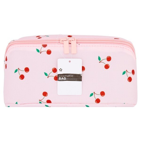 Superdrug Expandable Make up Bag Cherry Print GOODS Superdrug   