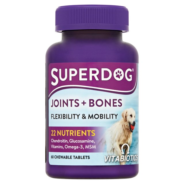SUPERDOG JOINTS & BONES    60 per pack GOODS M&S   