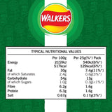Walkers Less Salt A Dash of Salt & Vinegar Multipack Crisps   6 per pack GOODS M&S   