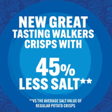 Walkers Less Salt Lightly Salted Multipack Crisps   6 per pack GOODS M&S   