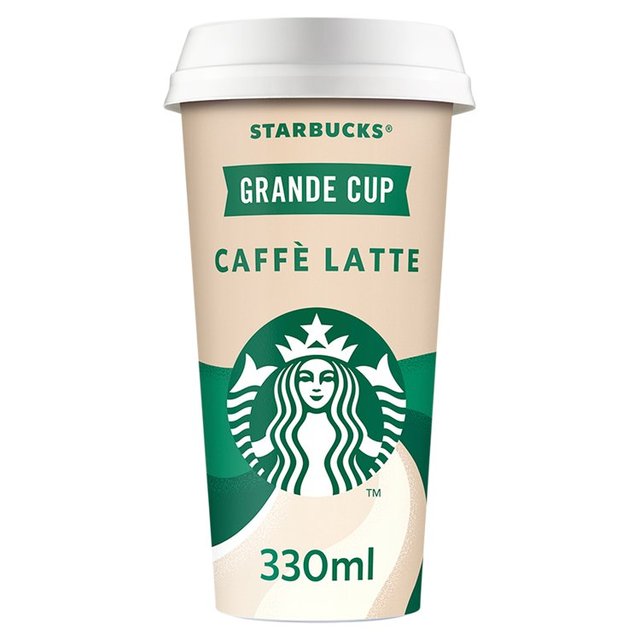 Starbucks Caffe Latte Grande Iced Coffee   330ml GOODS M&S   
