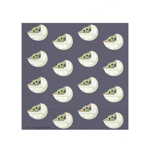 Star Wars Mandalorian Paper Napkins   20 per pack GOODS M&S   