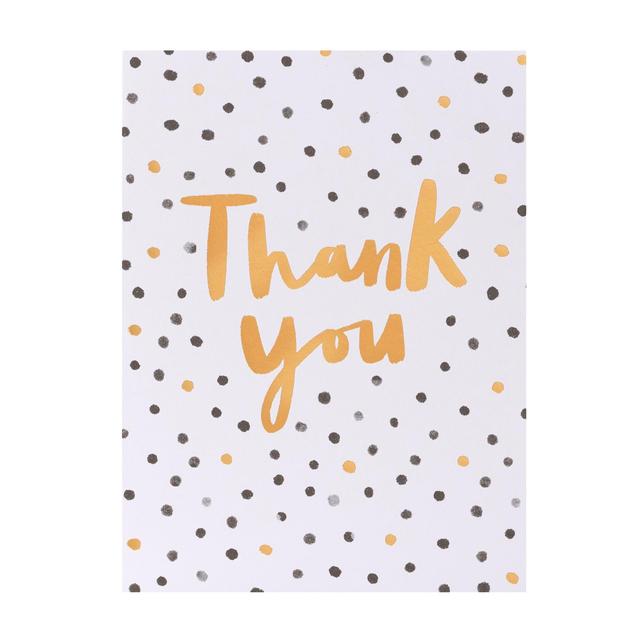Spotty Thank You Card Pack   10 per pack GOODS M&S   