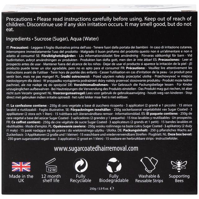 Sugar Coated Full Body Hair Removal Kit   200ml GOODS M&S   