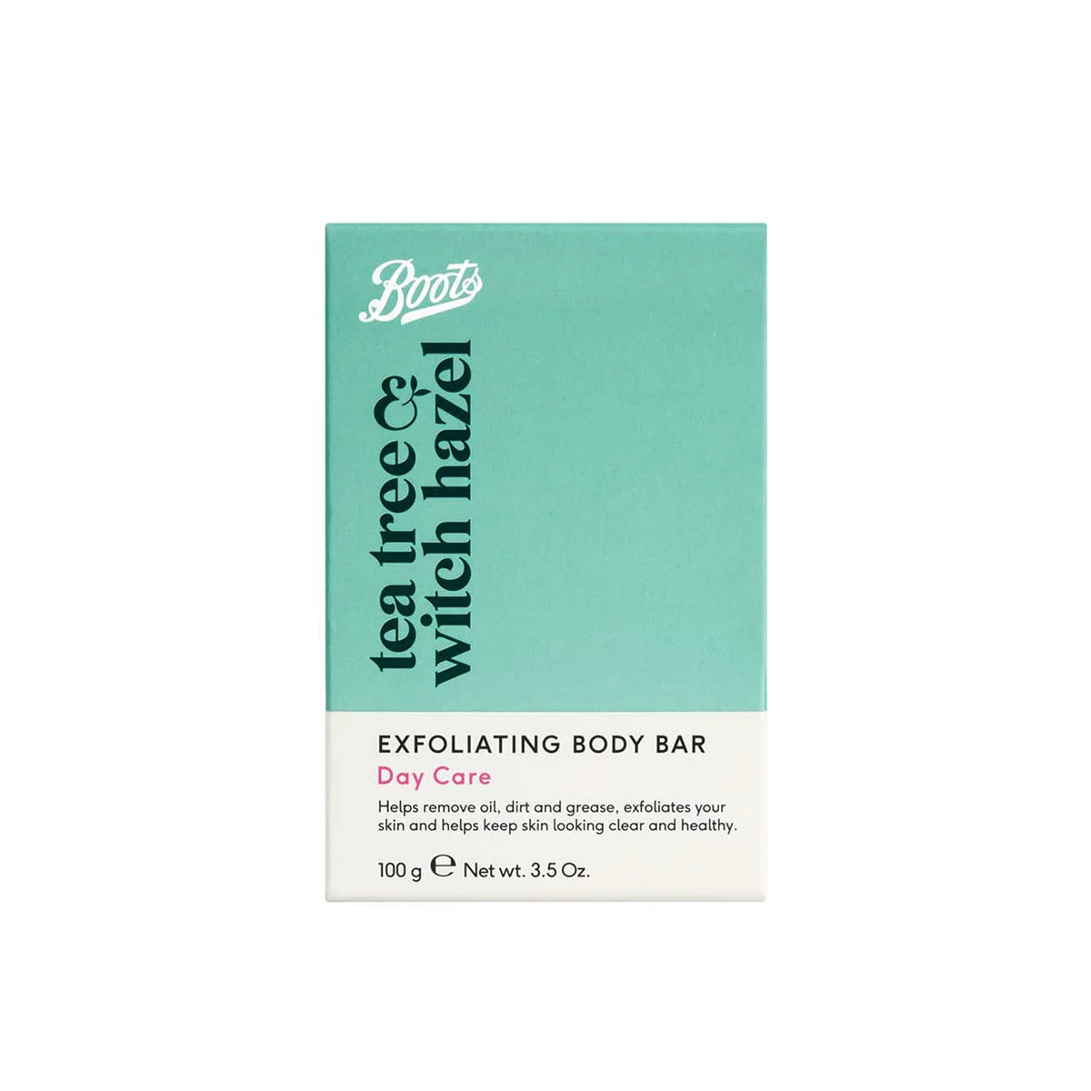 Boots Tea Tree & Witch Hazel Exfoliating Body Bar 100g - McGrocer