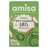Amisa Organic Gluten Free Pure Porridge Oats Apple & Cinnamon Spice   300g - McGrocer
