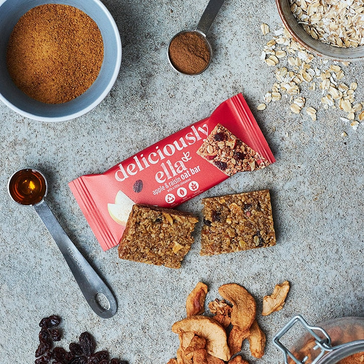 Deliciously Ella Apple Raisin & Cinnamon Oat Bar Multipack 3x 50g - 999146