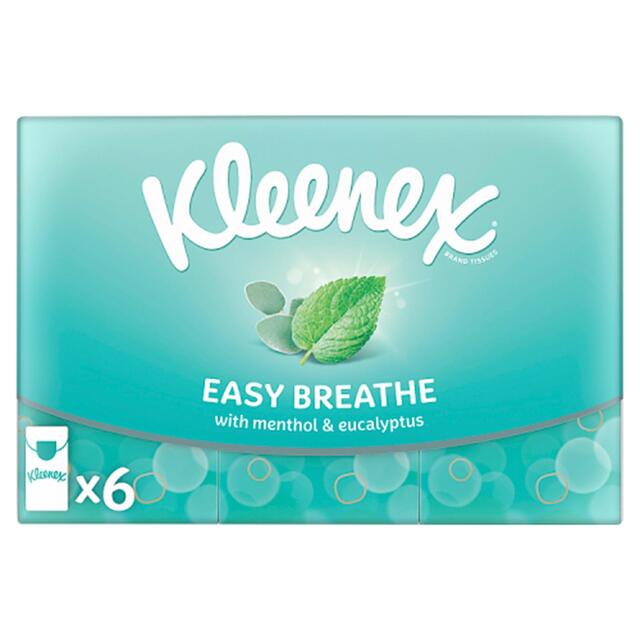 Kleenex Easy Breathe Tissues Pocket  Pack   6 x 9 per pack - McGrocer