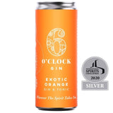 6 O'clock Gin Exotic Orange Gin & Tonic   250ml - McGrocer