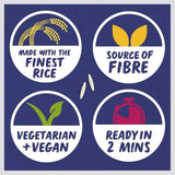 Tilda Microwave Golden Vegetable Long Grain Rice   250g GOODS M&S   