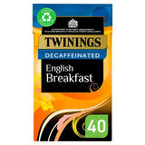 Twinings Decaffeinated English Breakfast Tea    40 per pack GOODS M&S   