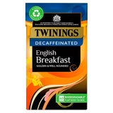 Twinings Decaffeinated English Breakfast Tea    40 per pack GOODS M&S   