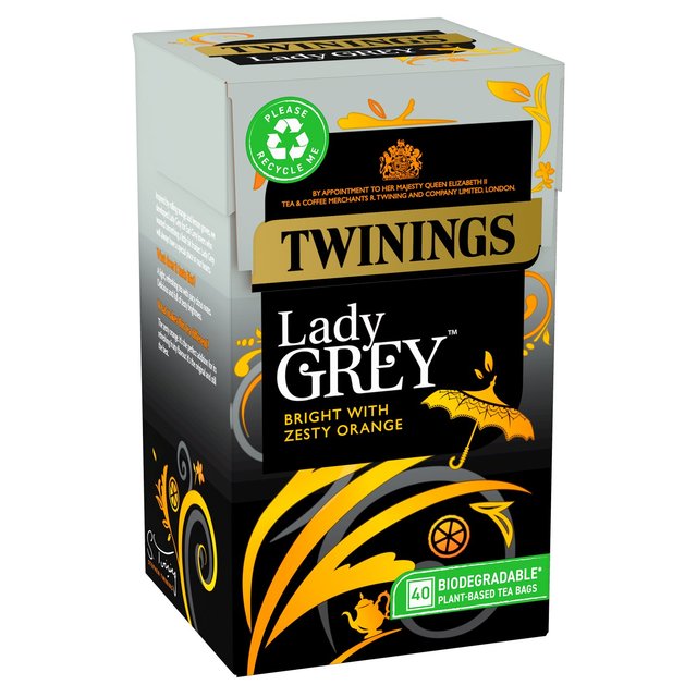 Twinings Lady Grey Tea    40 per pack GOODS M&S   